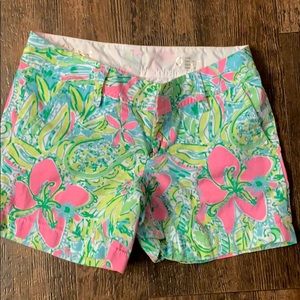 🔥 lily Pulitzer Callahan shorts size 0